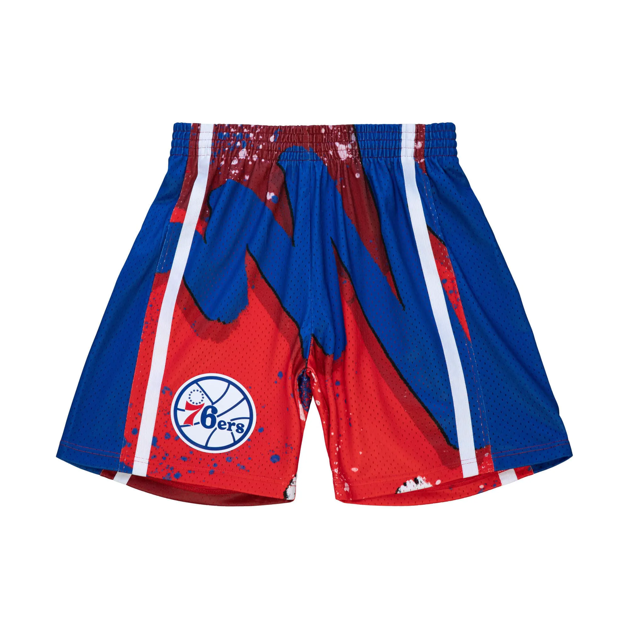 High-Performance Mitchell Ness Men's NBA Hyper Hoops Swingman Shorts - Philadelphia 76Ers 1996 Casual