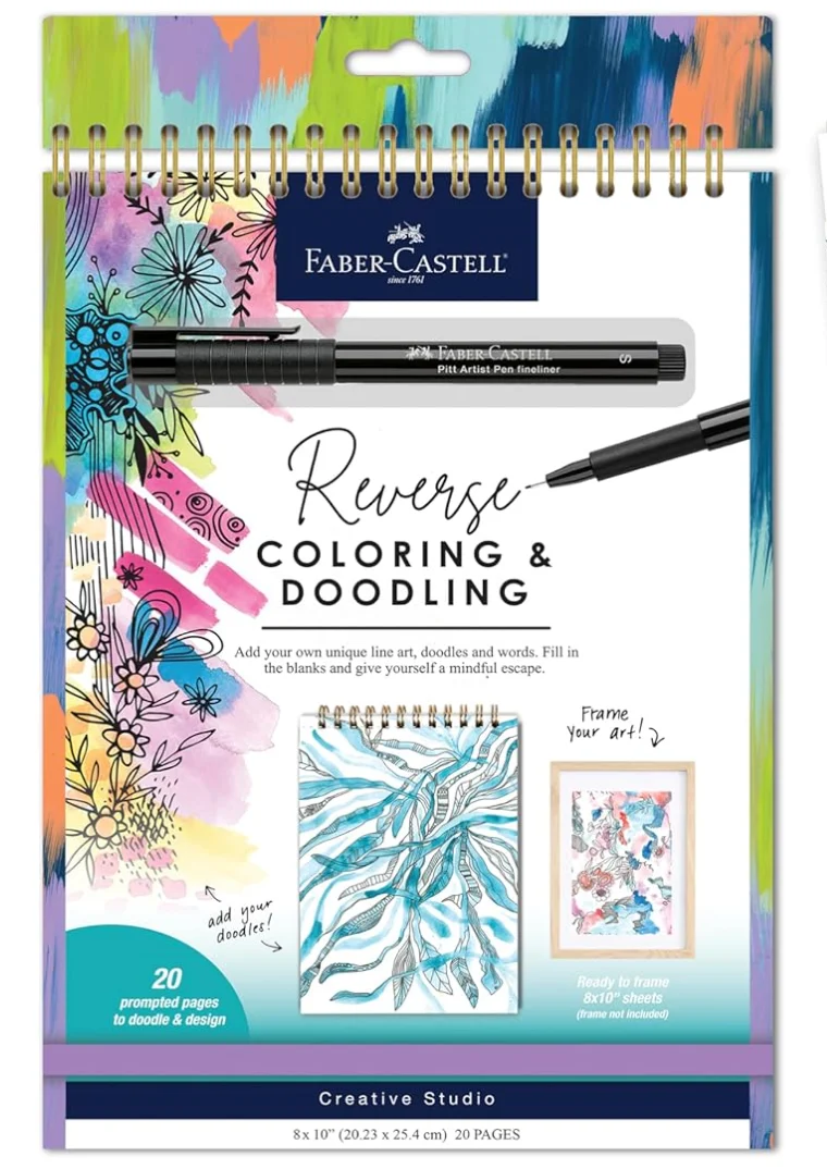 World-Class Reverse Coloring Doodling Brights Powerful