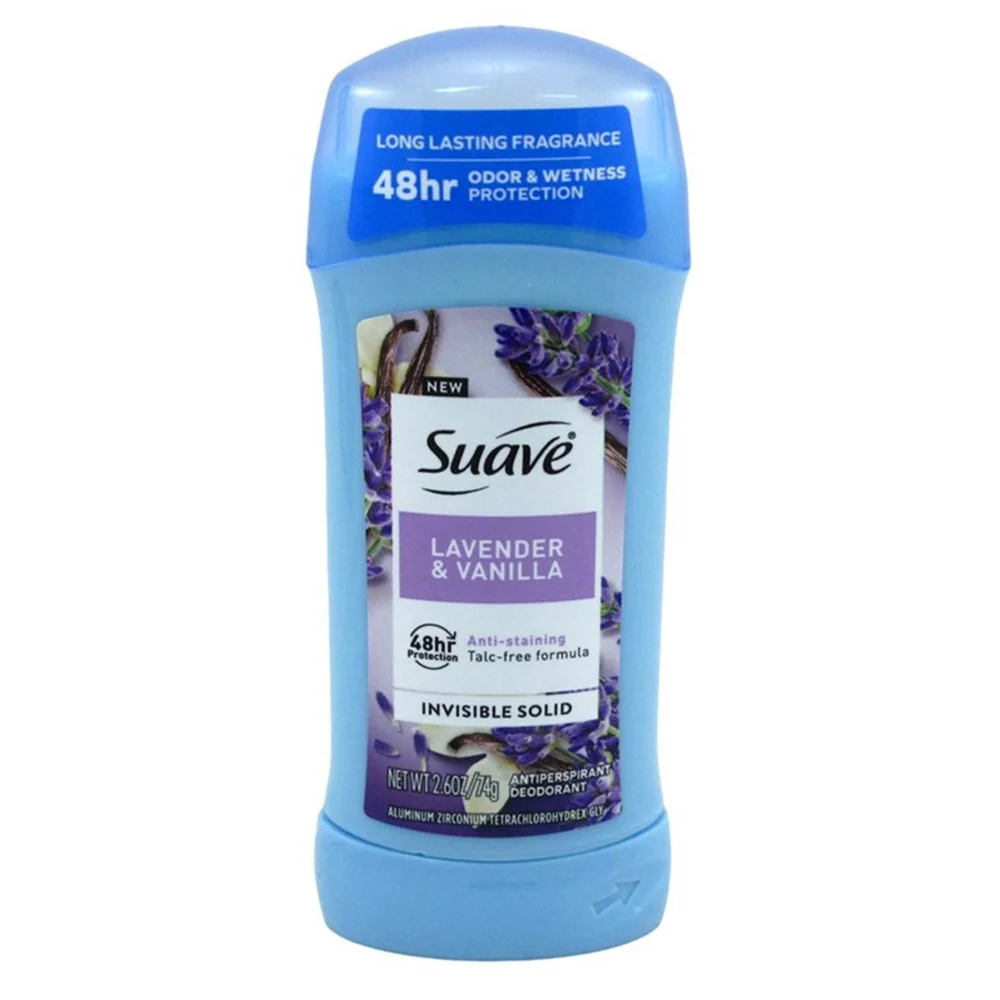 Casual Suave Lavender and Vanilla Invisible Solid Antiperspirant Deodorant 2.6Oz 74g