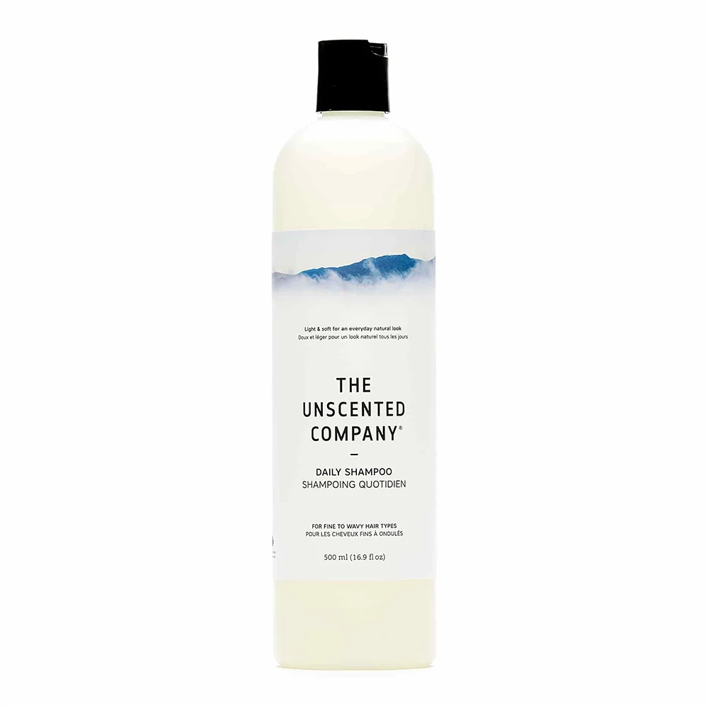 Recyclable The Unscented Company Daily Shampoo 16.9 Oz Effective