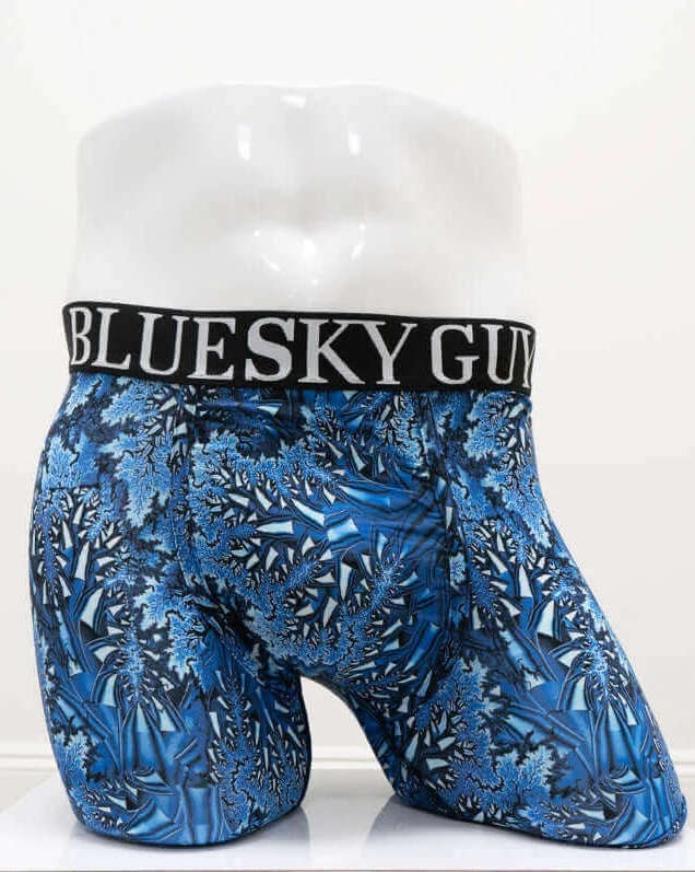 First-Class Cobalt Fossil Men's Bamboo Boxer Briefs 🍁 Long-Lasting