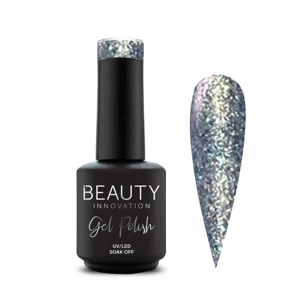 User-Friendly Glitter Gel Polish - 199 Blue Trusted
