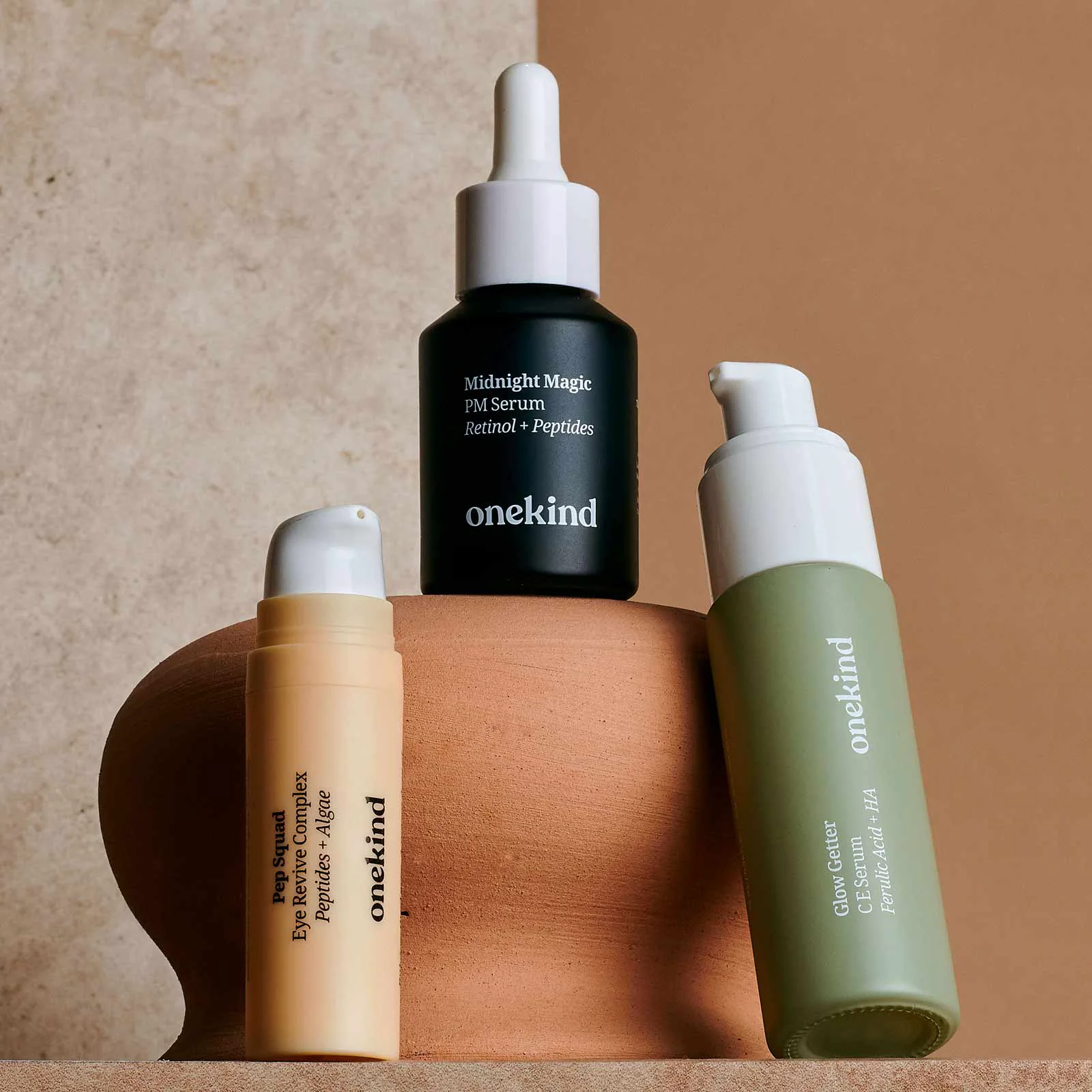 Authentic Do you test on animals Are Onekind products pregnancy-safe In what order should I use the products Where are Onekind products made Are Onekind products gluten- Consistent