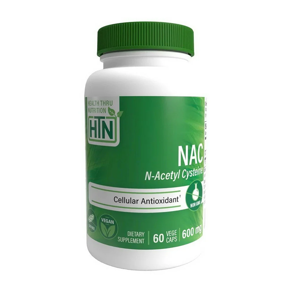 Organic Health Thru Nutrition NAC NAcetyl Cysteine Vege Capsules 60 Ea Easy-to-Use