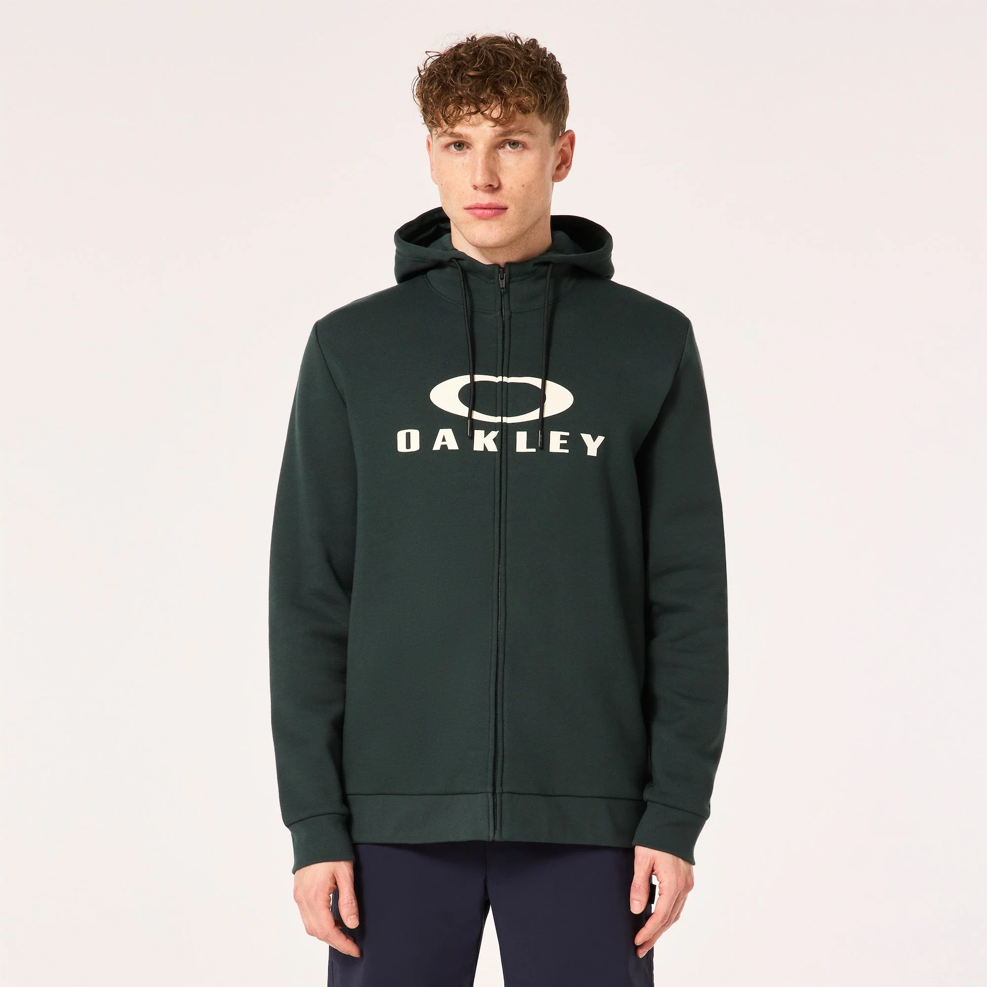 Solid Oakley Men's Bark Fz Hoodie 2.0 White Selected