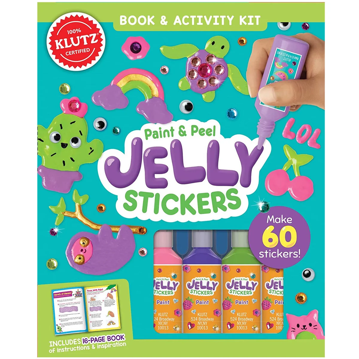 Flexible Paint Peel Jelly Stickers Authentic