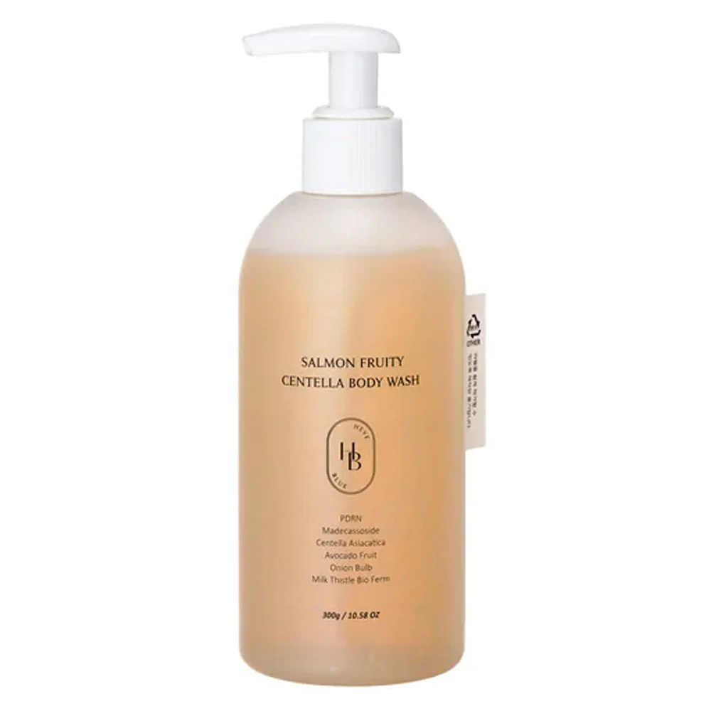 Premium Material Salmon Fruity Centella Body Wash 300g Soft