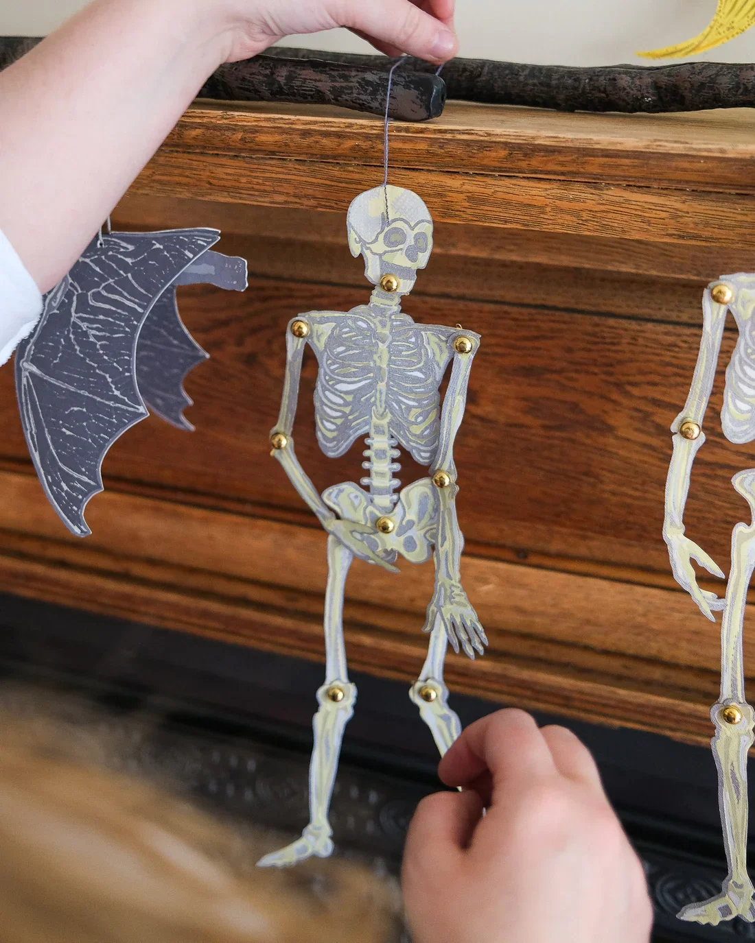 Innovative Dancing Skeletons Paper Ornaments World-Class
