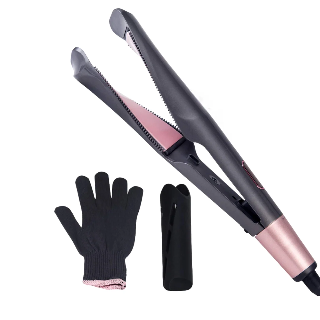 Flexible 2 in 1 Hair Straightener and Curler For All Hair Types Luxury