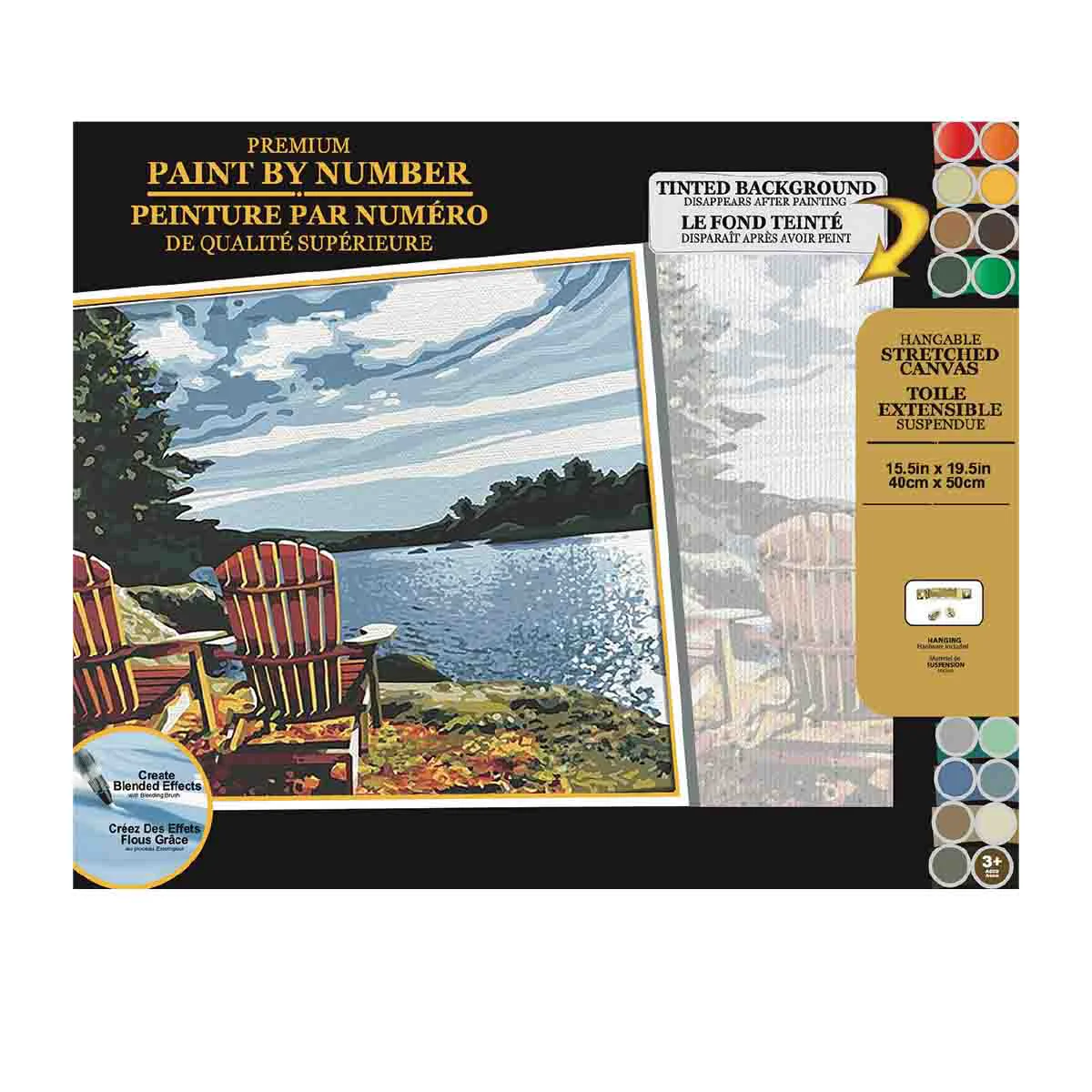 Artisan Deluxe Paint By Number 40x50cm Pdq Asst Casual