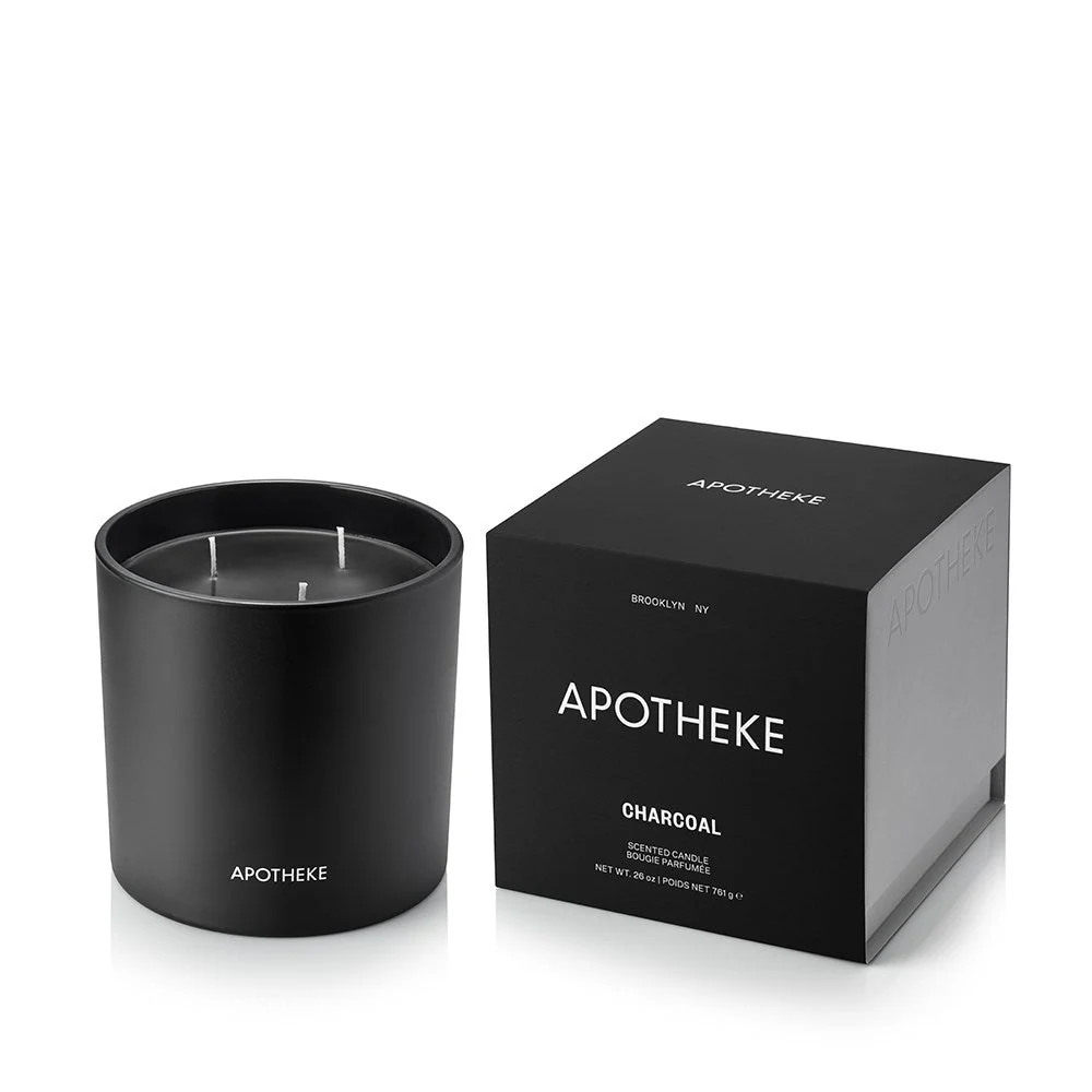 Artisan Charcoal 3-Wick Candle Authentic
