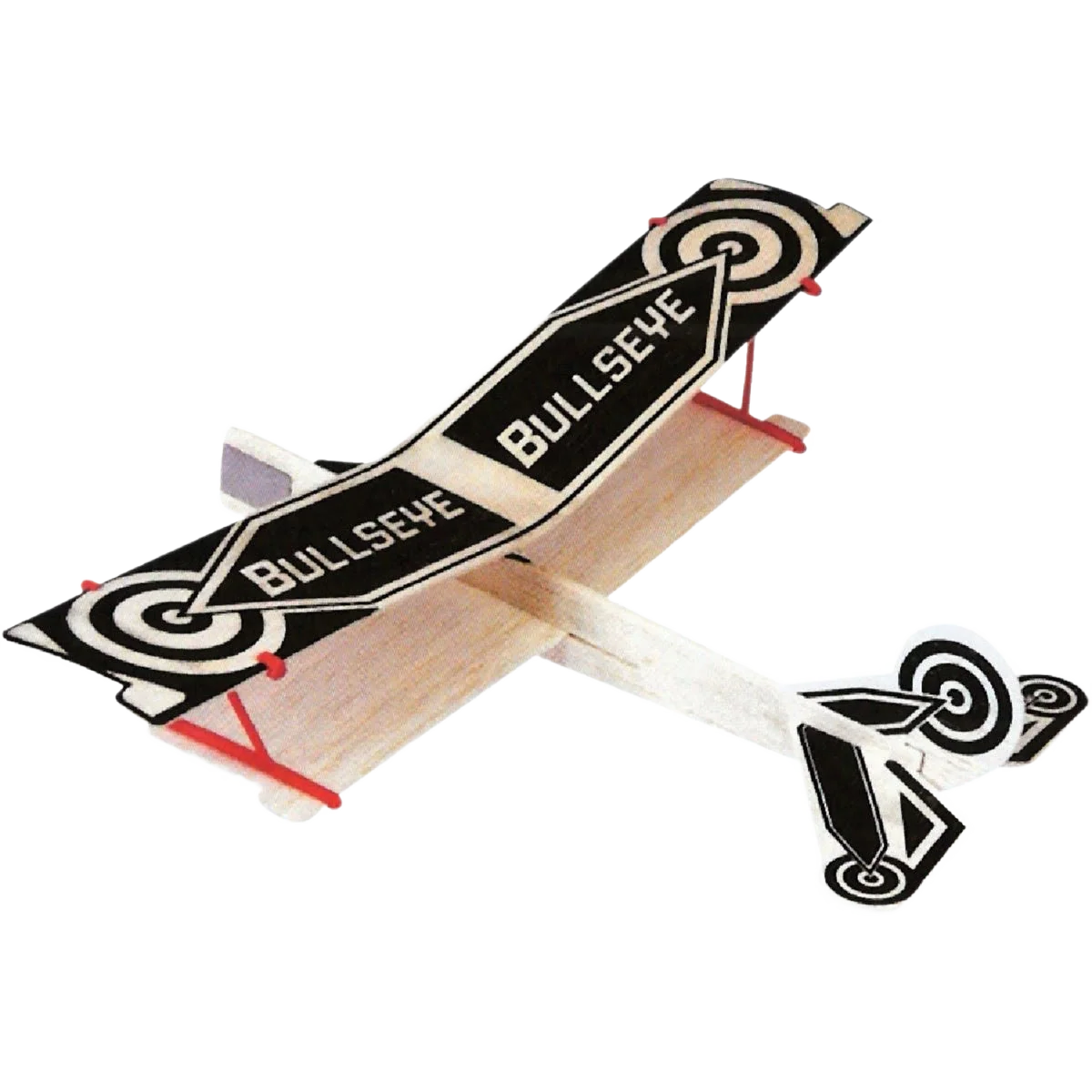 World-Class Guillow's WWI Biplane Balsa Wood Glider Plane Recyclable