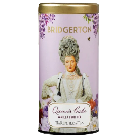 Versatile The Republic of Tea Queen's Cake Vanilla Fruit Tea Tin Innovative