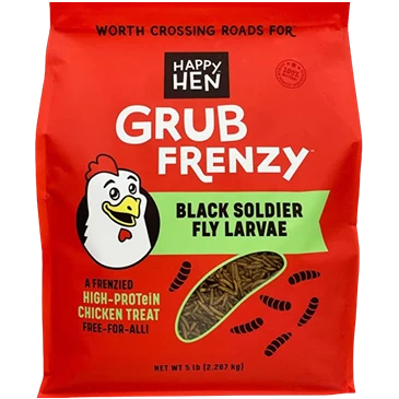 World-Class Happy Hen Black Soldier Larvae Grub Frenzy Fine Crafted