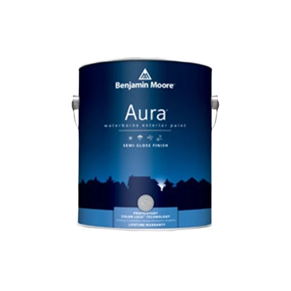 World-Class Benjamin Moore Aura 1X Semi-Gloss Exterior Paint 1 Quart Fast
