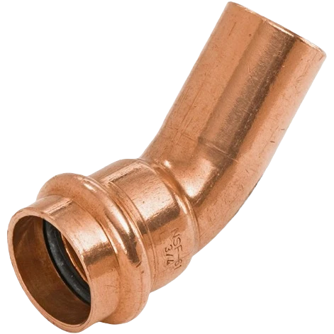 Versatile NIBCO 3 4 FTG x 3 4 45 Deg. Press Copper Elbow 1 8 Bend Traditional