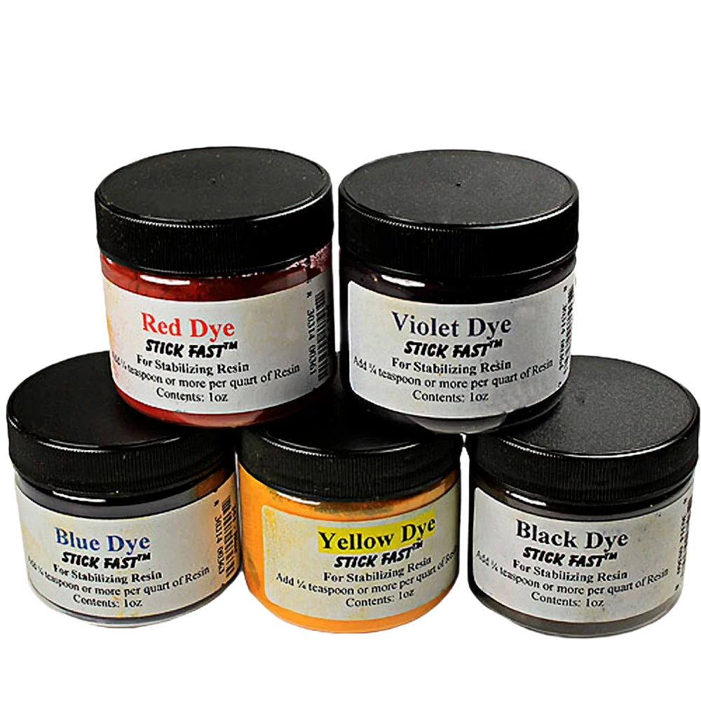 Versatile Stick Fast Stabilizing Resin 5 Dye Kit Official