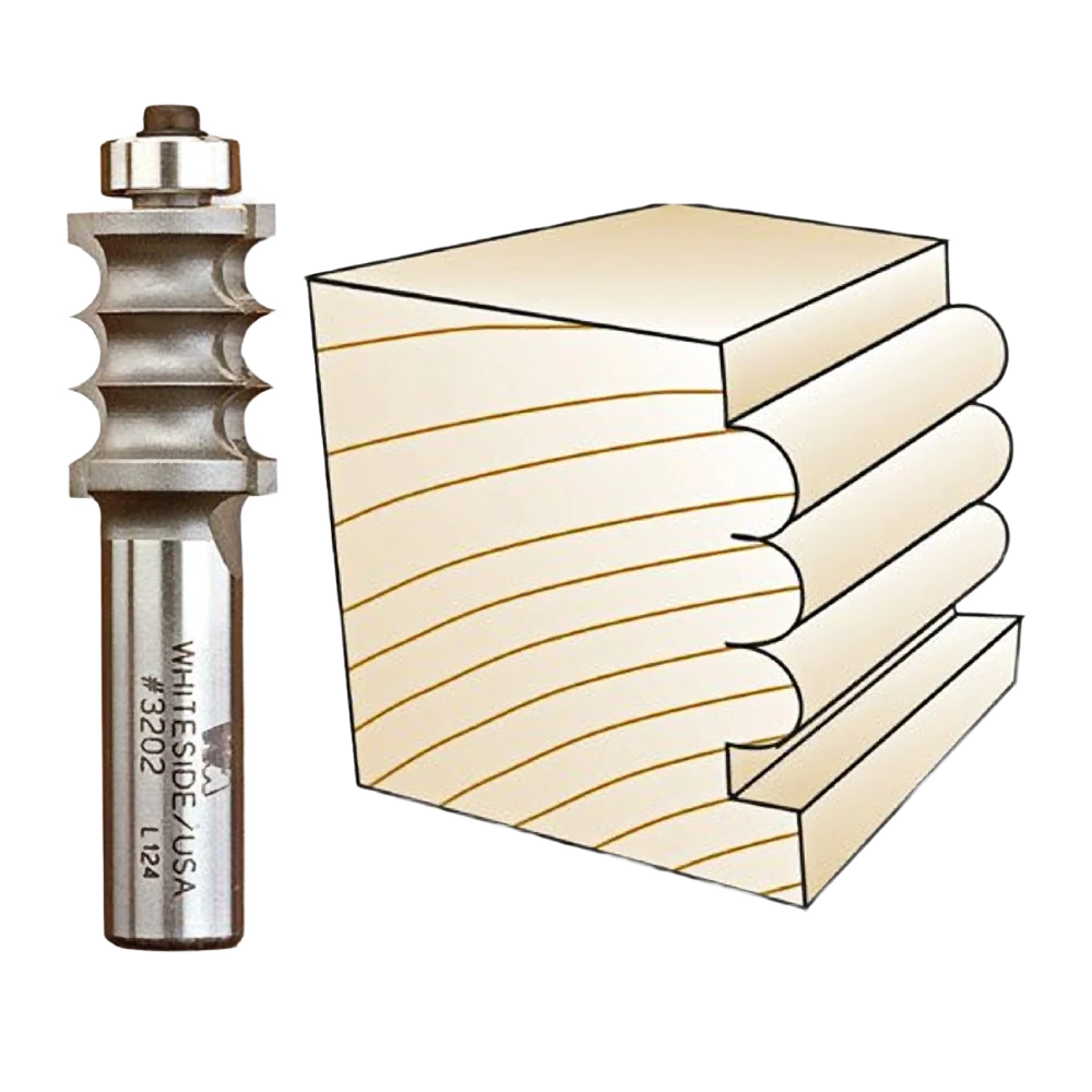 Advanced Whiteside Multi-Beading Bit 1 2 in. SH x 1 8 in. R Original Design