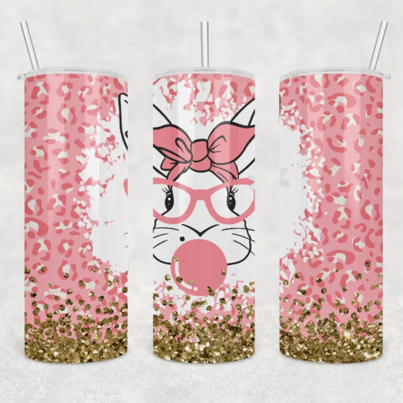 World-Class Bubble Gum Bunny Tumbler Enhanced