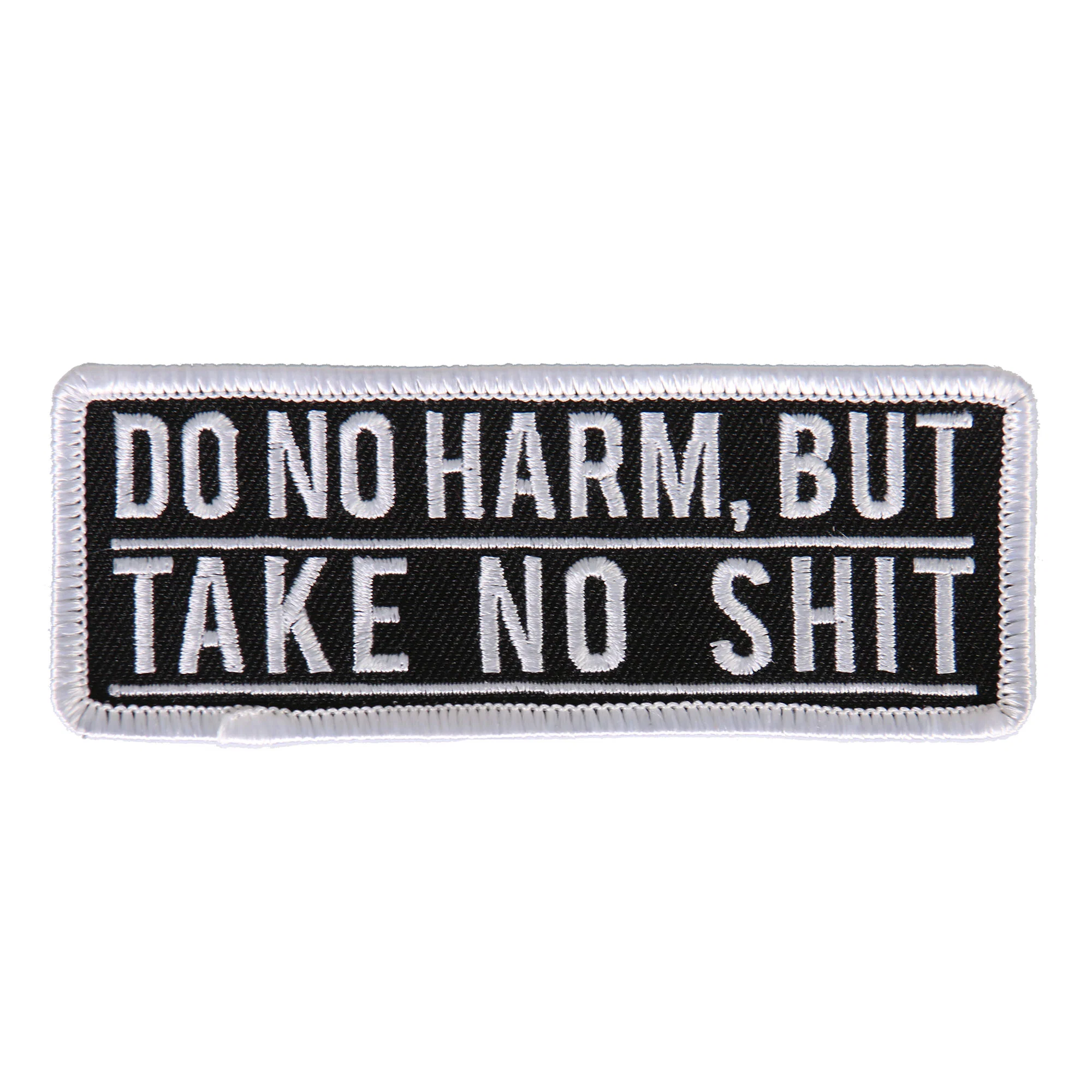 Artisan Hot Leathers PPL9569 Do No Harm But Take No 4 x2 Patch Functional