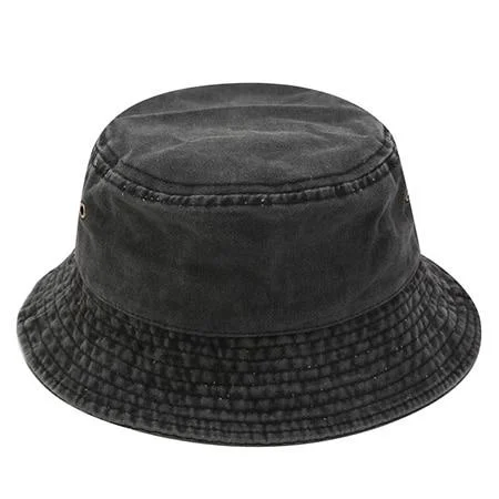 Versatile Sombrero de cubo de algodón lavado Fashionable