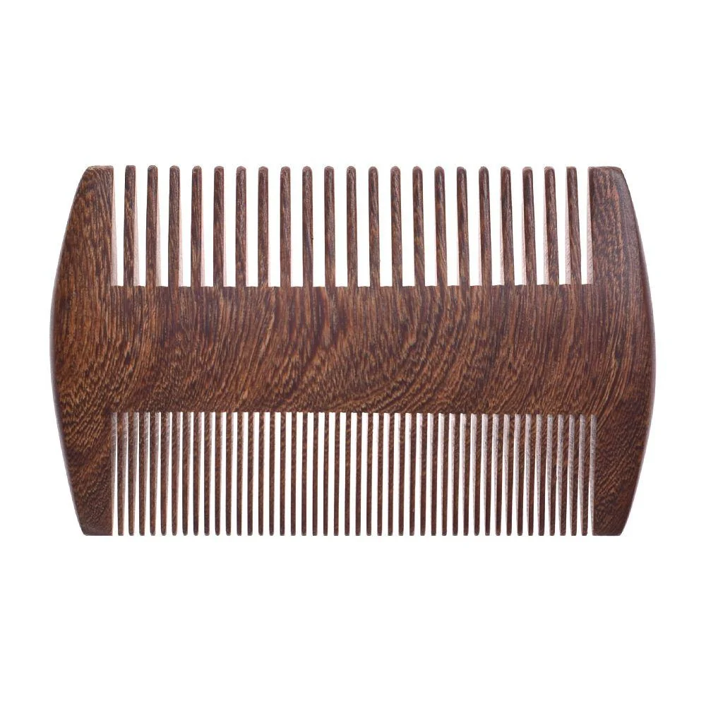 Advanced Peine de barba antiestático de bolsillo de sándalo Casual