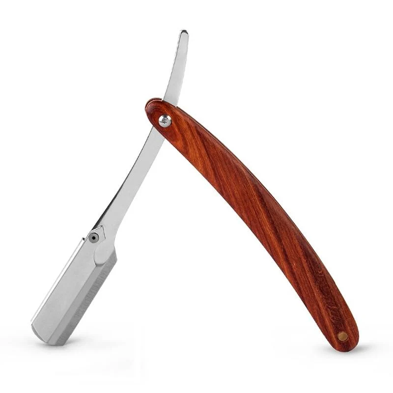 Advanced Manetto Maquinilla de afeitar Shavette con mango de madera Refined