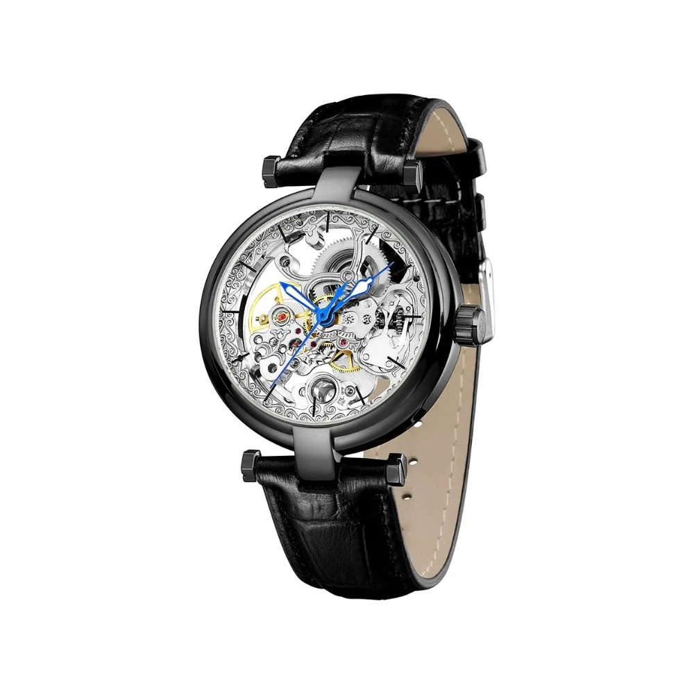 World-Class Reloj mecánico esqueleto de lujo Firenze Secure