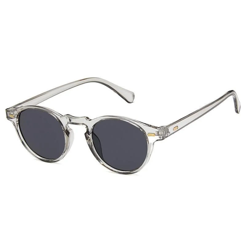 Advanced Gafas de sol transparentes redondas y minimalistas High-Grade