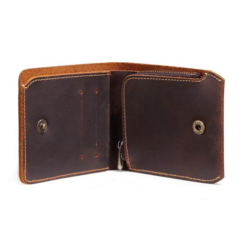 Advanced Dominic Billetera Bifold de Piel de Vaca Luxury