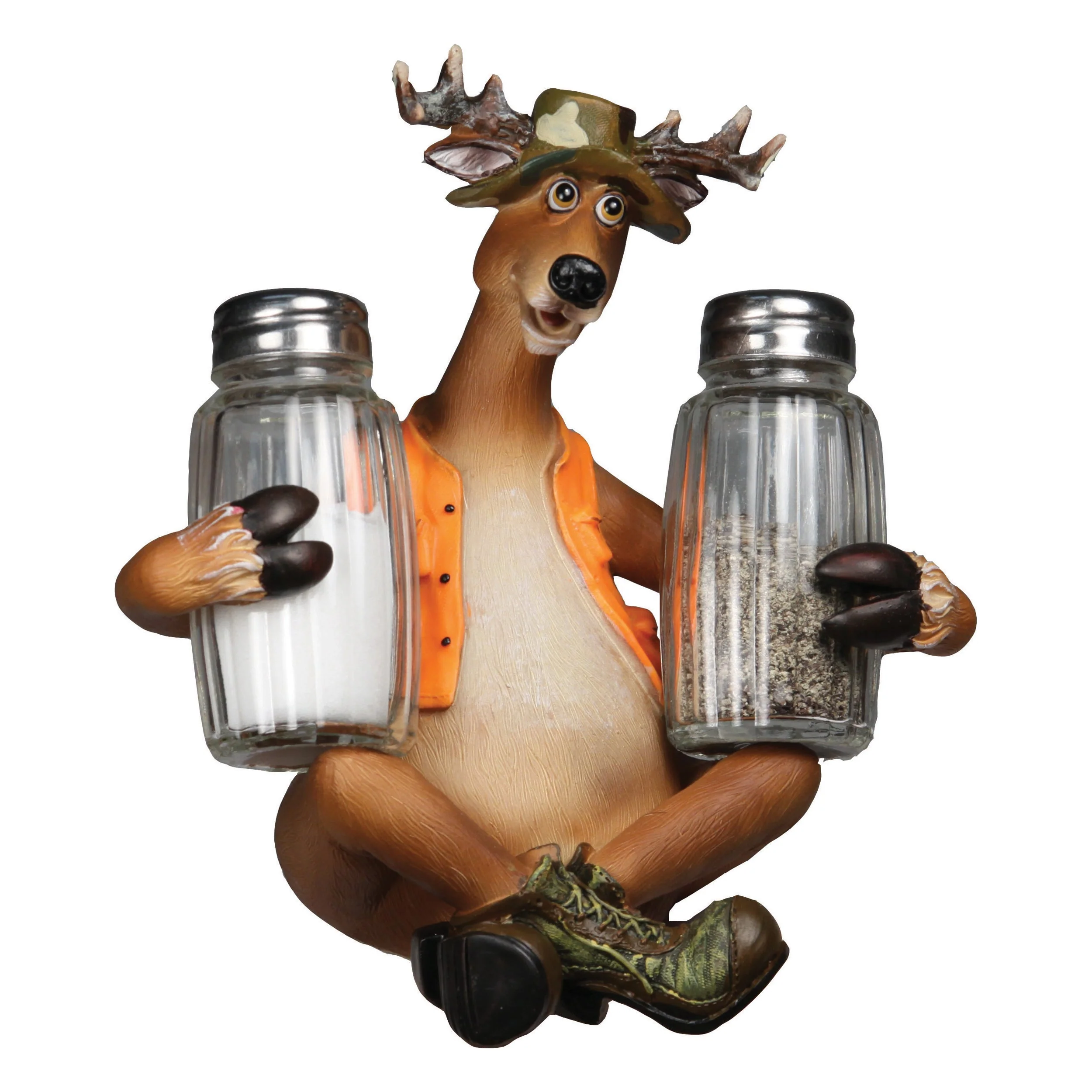 Versatile Salt and Pepper Shakers-Deer Reusable