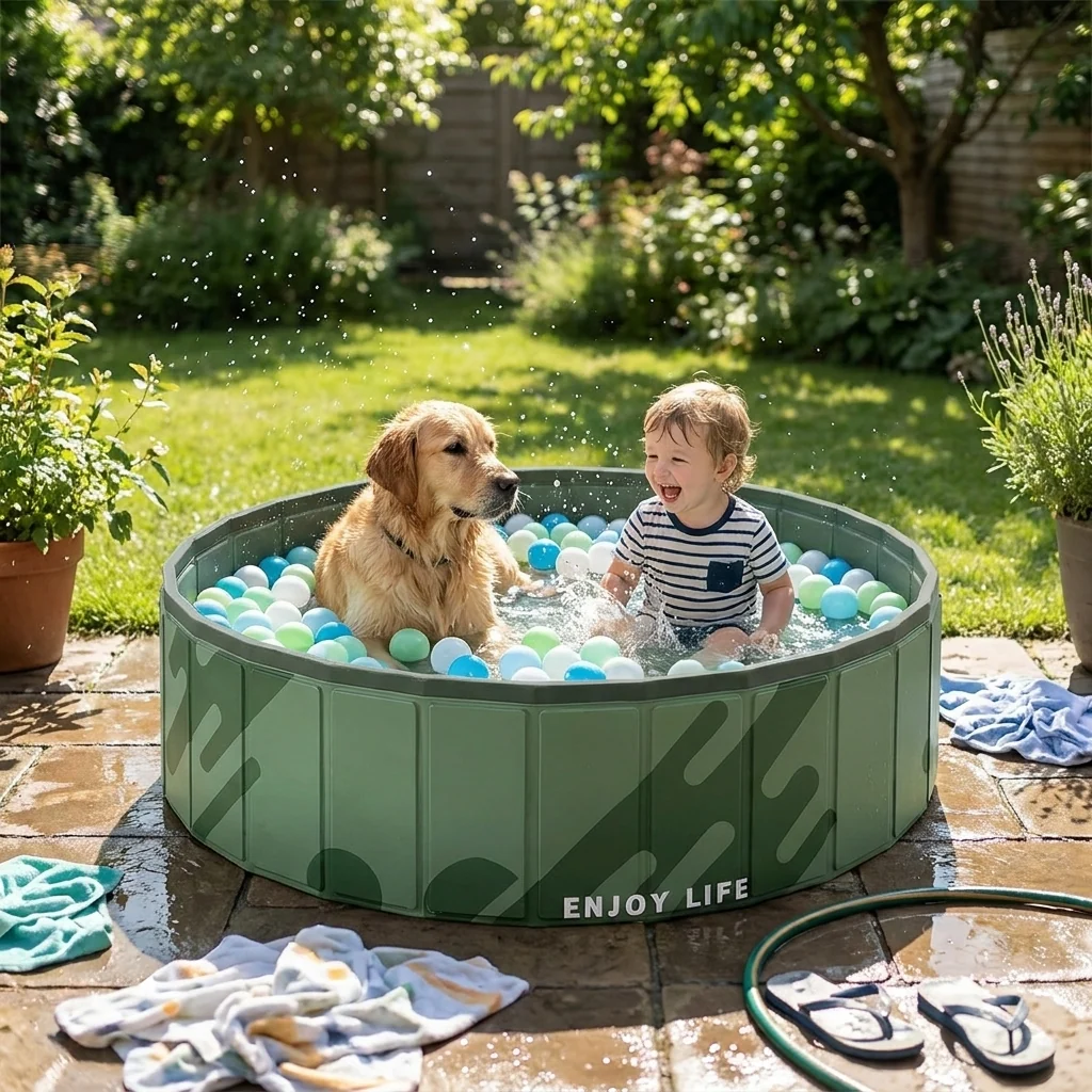 World-Class Foldable Ball Pit Play Pool for Kids Pets Recyclable