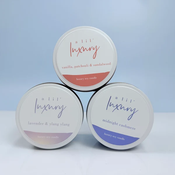 Quality Soy Tin Candle Winter Edition Elite