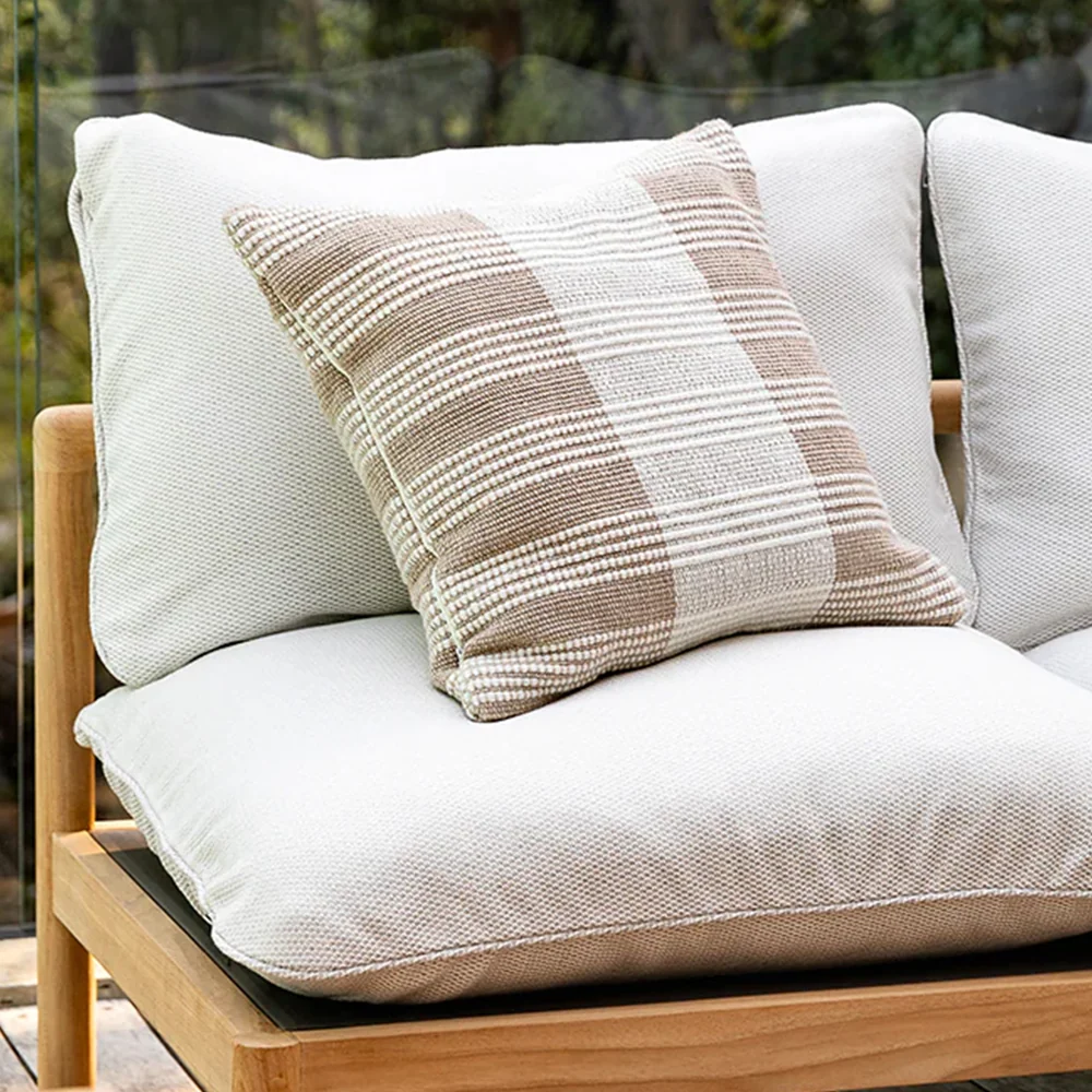 World-Class Waverly Outdoor Cushion Almond 50 x 50cm High-Grade
