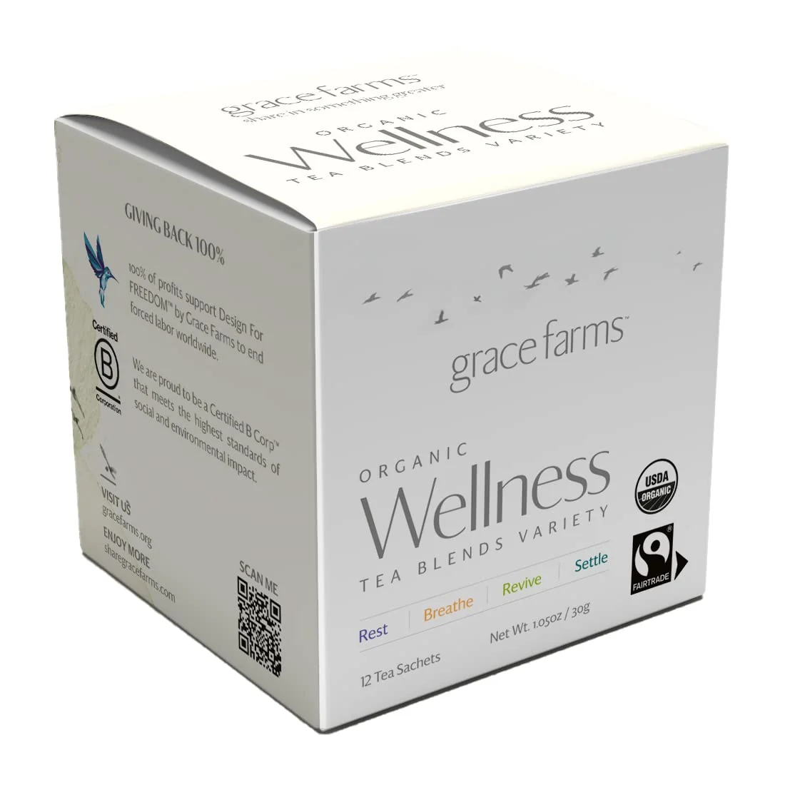 Artisan Organic Wellness Tea Variety Box Stylish