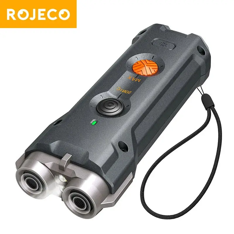 Trusted Ultrasonic Dog Repeller - Rechargeable Anti-Barking Device with LED Flashlight High-Performance