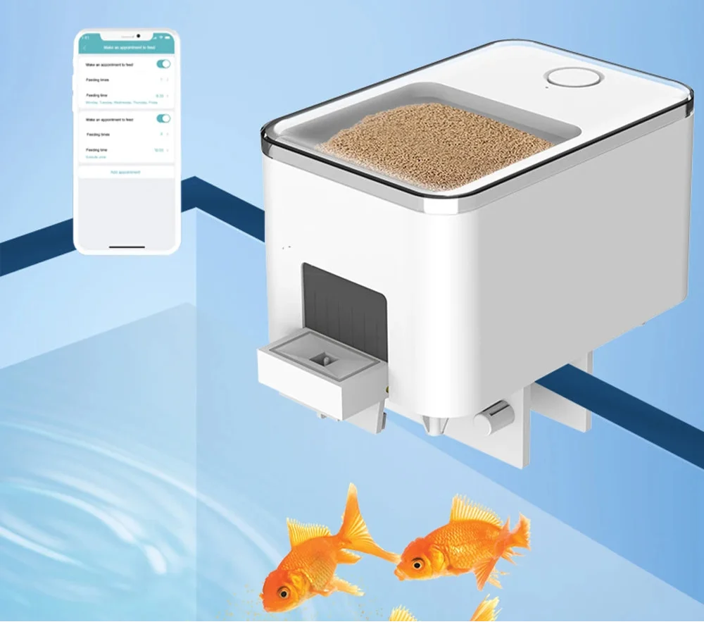 Original Smart WiFi Automatic Fish and Turtle Feeder - Multiple Capacity Options Fashionable