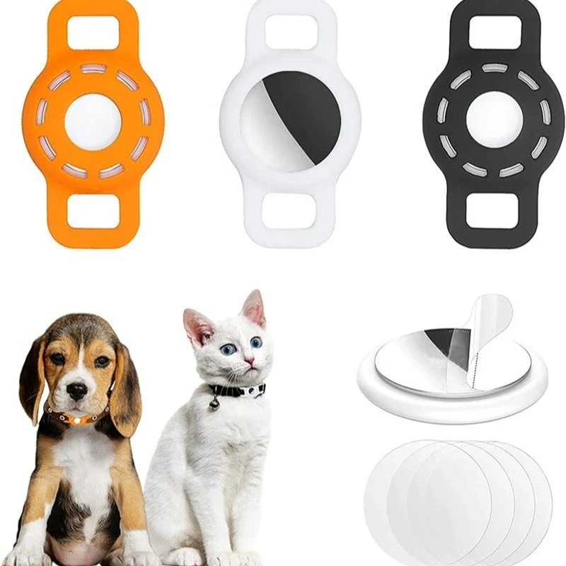 Sustainable Silicone AirTag Case for Cats Dogs – Anti-Scratch Protective Cover Top-Quality