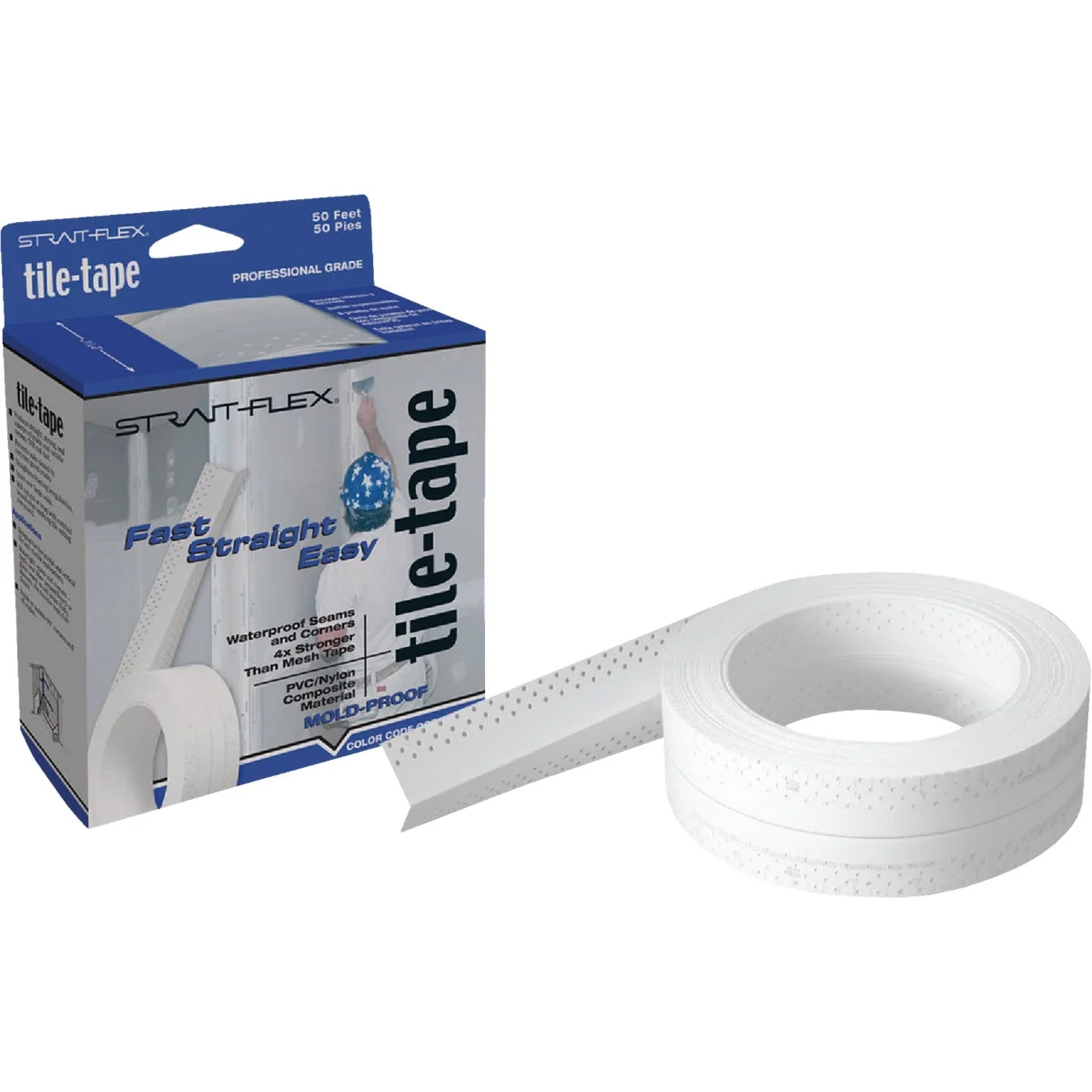 World-Class Strait Flex Tile-Tape 2-1 4 In. x 50 Ft. Cement Board Tape Sustainable