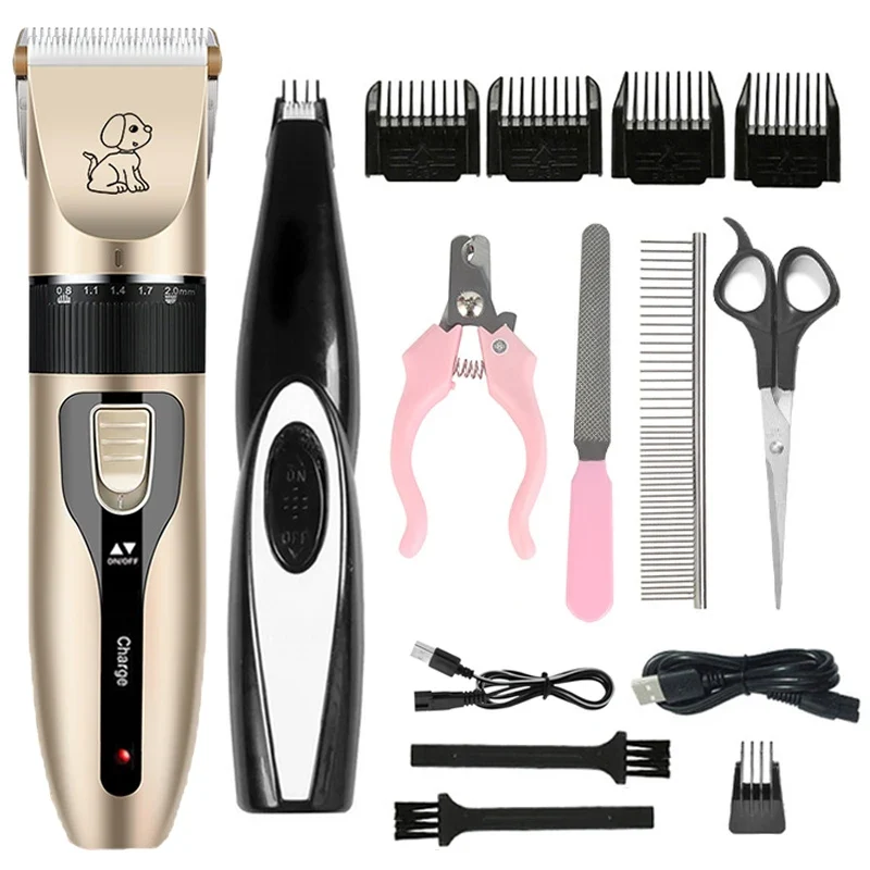 Specialty Professional Rechargeable Pet Grooming Clipper Kit for Dogs Cats Unique