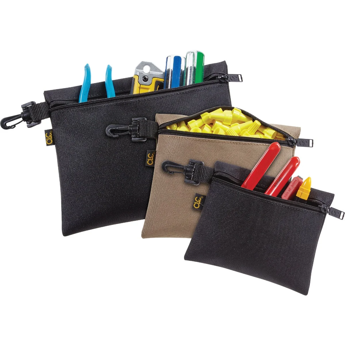 Advanced CLC Single-Pocket Multipurpose Zippered Tool Pouch 3-Set Official