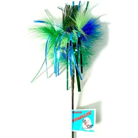 Advanced Go Cat Long Peacock Sparkler 36 Cat Toy Teaser Wand Classic