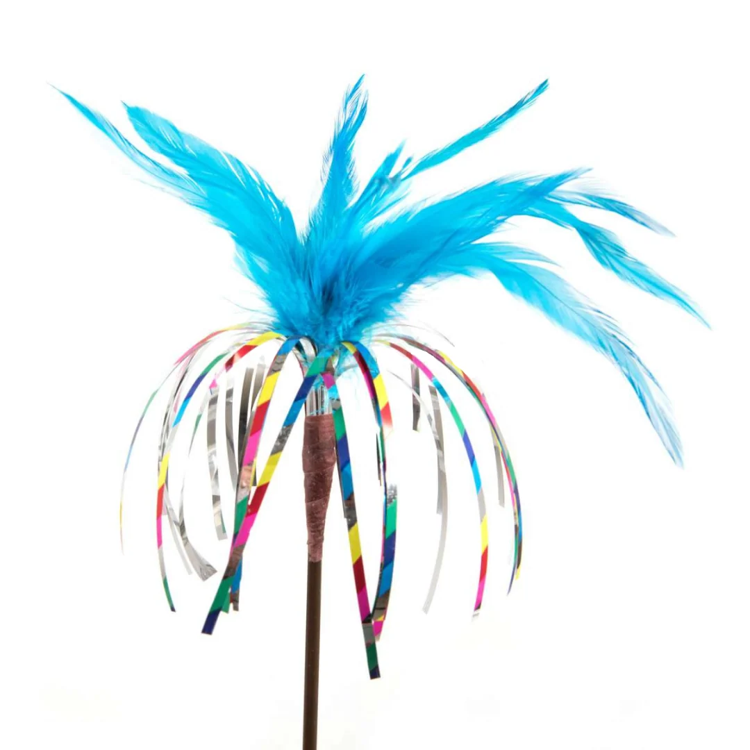 Outstanding Go Cat 18 Sparkling Kitty Duster Cat Wand Toy Long-Lasting