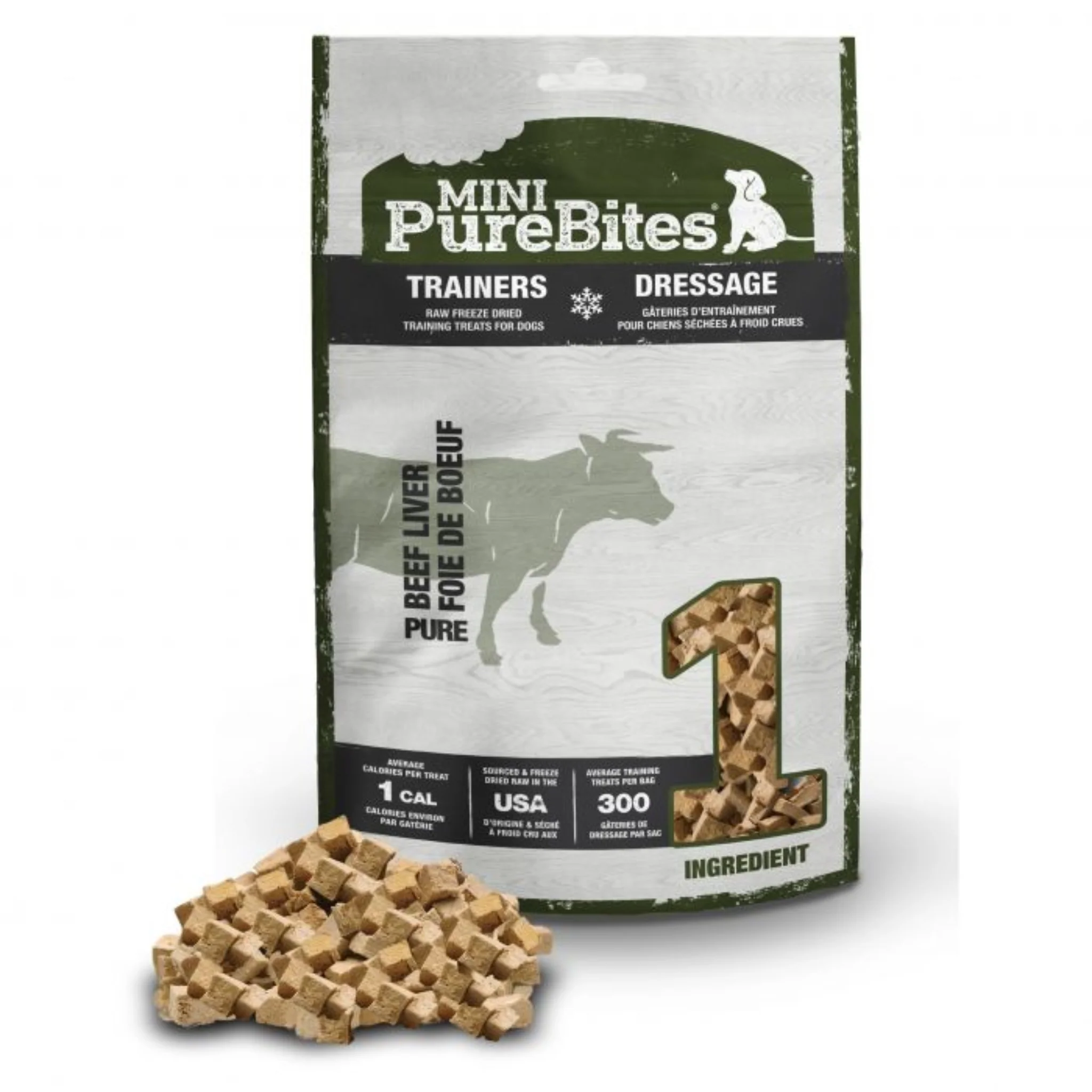 Enhanced Mini PureBites Beef Liver ze-Dried Trainer Dog Treats Responsible