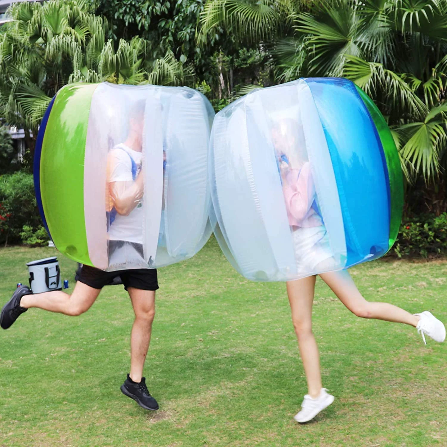 Proven Keenstone Two Bumper Balls Inflatable Bumper Ball 1.2M 4ft 1.5M 5ft Diameter Bubble Soccer Ball Blow Up in 5 Min Inflatable Bumper Bubble Balls for Adults Reliable