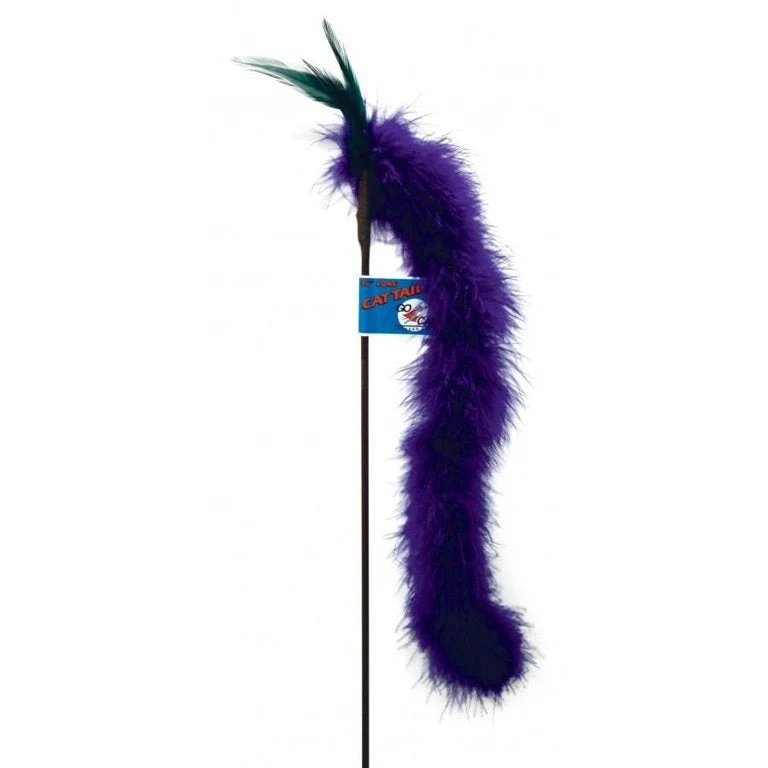 Reusable Go Cat 18 Cat Tail Cat Wand Toy Healthy