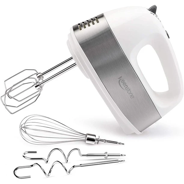 Responsible Hand Mixer Electric Keenstone 5 Speed Kitchen Handheld Hand Mixers with 5 Stainless Steel Accessories Use for Cream and Cake Casual