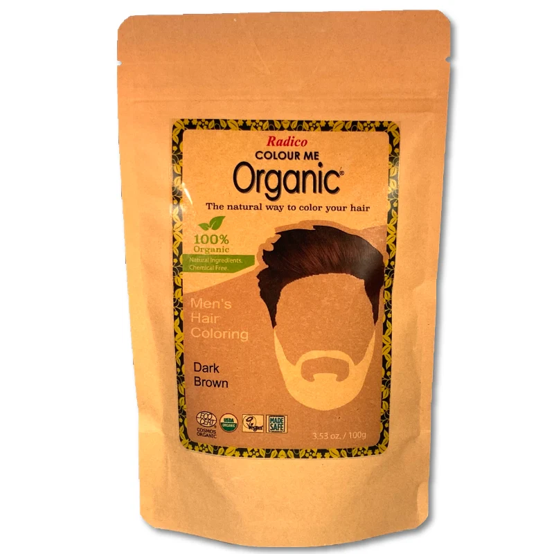 Breathable Men's Dark Brown - Organic Hair Coloring Classic