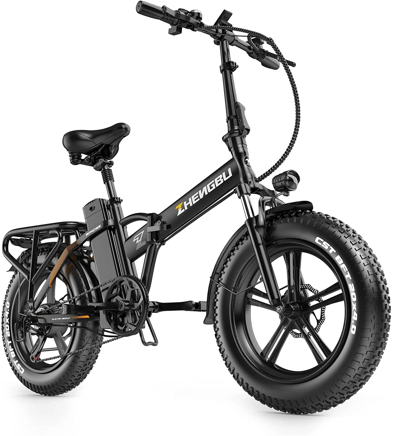 Clean zhengbu 20 Inch Electric Bike for Adults Folding Electric Bicycle for Commuting 750W Commuter City E-Bikes Fat Tire Electric Mountain Bike for Men Women Beach Snow Bike 48V 15AH Lithium-ion Battery Healthy