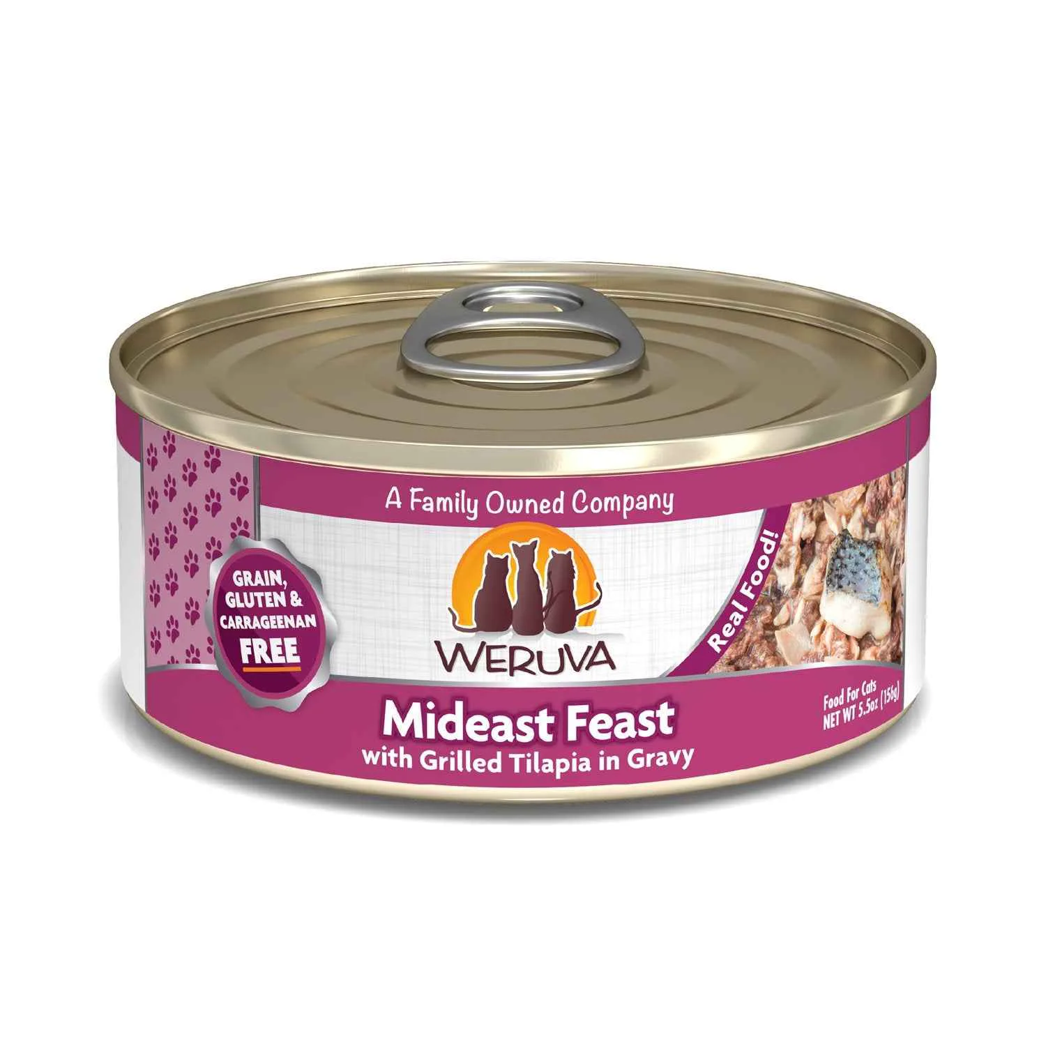 Selected Weruva - Mideast Feast - Tilapia - Cat Food Detailed